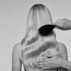 brushed hair